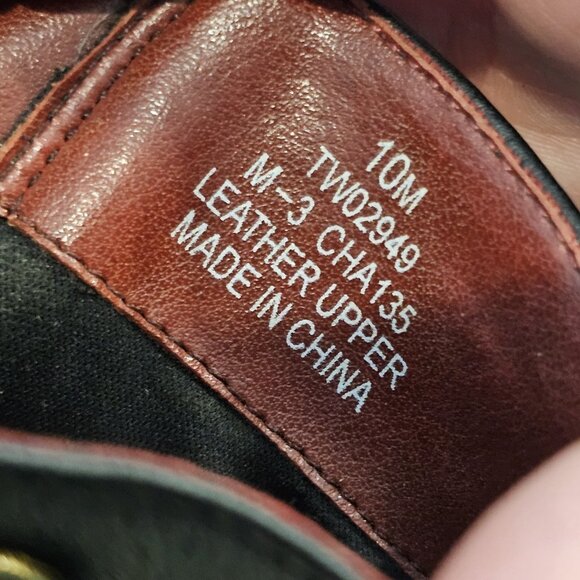 Retro 90s Y2K Black Boots Square Toe Chunky‎ Block Heel Sz 10 Tommy Hilfiger - Picture 8 of 12